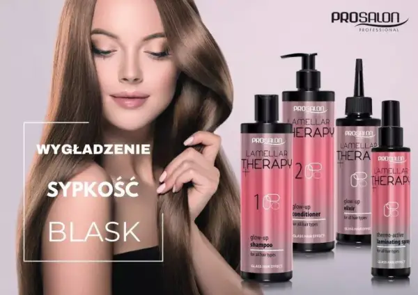 Woda lamelarna co to? Prosalon Lamellar Therapy dla wygładzenia, sypkości i blasku włosów.
